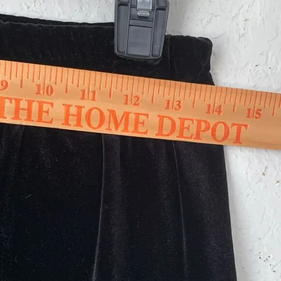 Mosaic & Co Black Velour Blazer/Skirt 2PC Set Size L - Picture 7 of 11